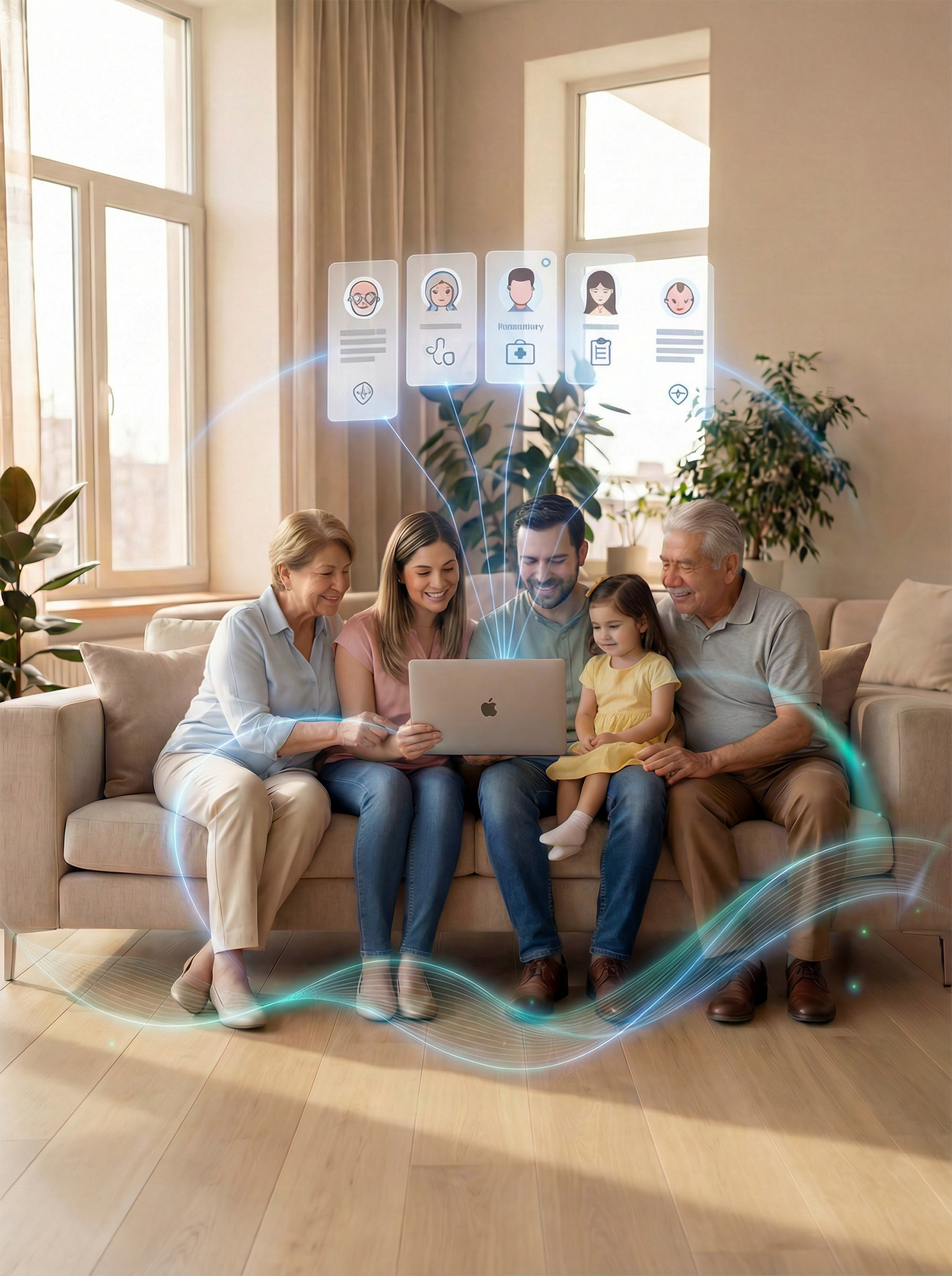 Análisis hereditario de salud familiar — detección de patrones genéticos y prevención de enfermedades